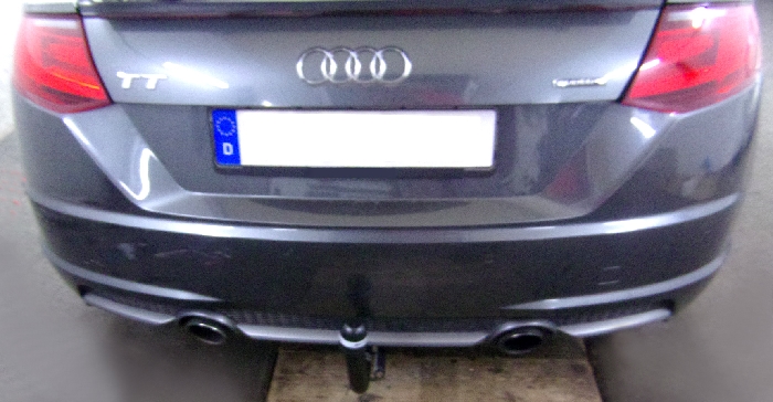 Anhängerkupplung für Audi-TT FV/8J/8S, nur für Heckträgerbetrieb, Baureihe 2014- V-abnehmbar